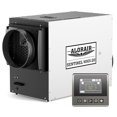 ALORAIR Whole House Dehumidifier, 104 PPD Commercial Grade Whole Home Dehumidifiers for Home, Garages, Water Damage Restoration, 3000 Sq.Ft dehumidifiers for Crawl Space