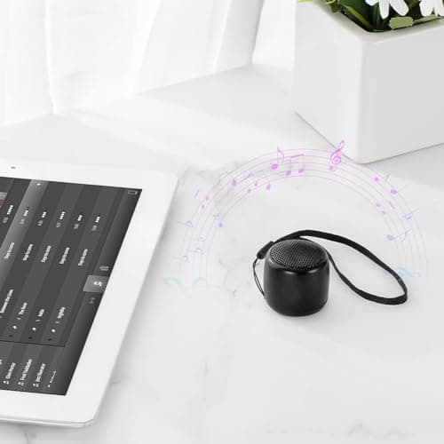 YXYKODM Best Mini Portable Bluetooth Speaker with HD Sound & Bass I Smallest Wireless Bluetooth Speakers for Phone/PC/Tablet I Photo Selfie Button Answer Phone Calls I Cute Tiny Speaker 8