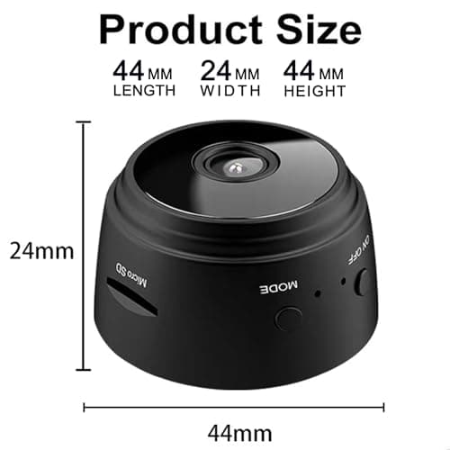 ZMDCAM Hidden Camera Wireless, Mini WiFi 1080P HD Camera for Home Security, APP Control Surveillance Camera Indoor Outdoor for Baby Pet, Secret Nanny Cam with Night Vision(Video Only) 6