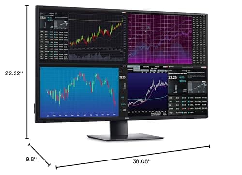 Dell U4320Q UltraSharp 43 Inch 4K UHD Computer Monitor - IPS Gaming Display, HDMI, USB-C, PC Monitor for High-Performance Gaming and Workstations (Renewed) 7