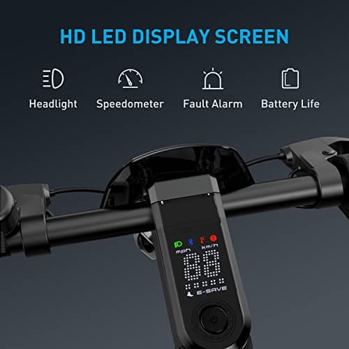 NIU Electric Scooter Adults - 100F E Scooter w/Suspension, Add. Foldable Handlebar and Turn Signals, 600W Peak Power, 18 Miles Max Range, 17.4 MPH, Lightweight Escooter for Commute 8