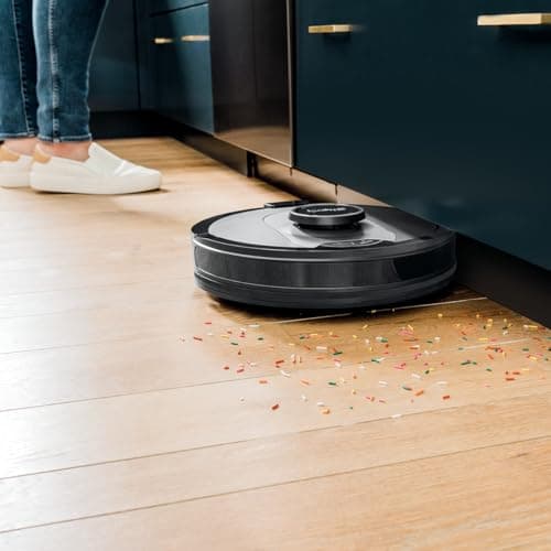 Shark UR2500SR AI Ultra Robot Vacuum with Self-Empty Base, Bagless, 30-Day Capacity, LIDAR Navigation, Compatible with Alexa, WiFi Connected, Black 10