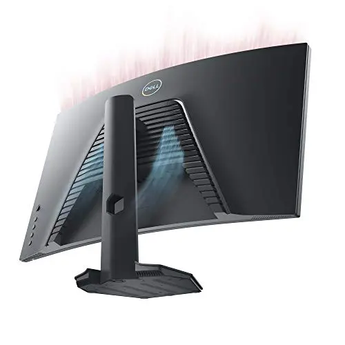 Dell 144Hz Gaming 27 Inch Curved Monitor with FHD (1920 x 1080) Display, Nvidia G-Sync and AMD FreeSync HDMI, DisplayPort, VESA Certified, Gray - S2721HGF 9