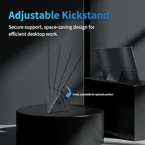 DAMRAPT 16" OLED Portable Monitor 4K 16:10, 3840x2400p, 100% Adobe RGB, 10-Bit, 400+ Nits, 100000:1 Contrast,Ultra-Slim Travel Monitor with Seelve Case, External for Laptop, Mac, PC, Game Consoles 8