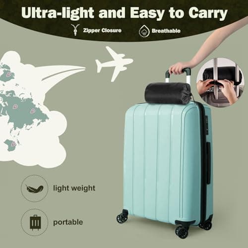 Vekkia Travel Pillow with Memory Foam, Portable and Compressible Camping Pillow with Washable Cover, Ergonomic Supportive for Sleeping, Ideal for Adults & Kids Travel, Hiking, Airplane, Car (Gray S) 5