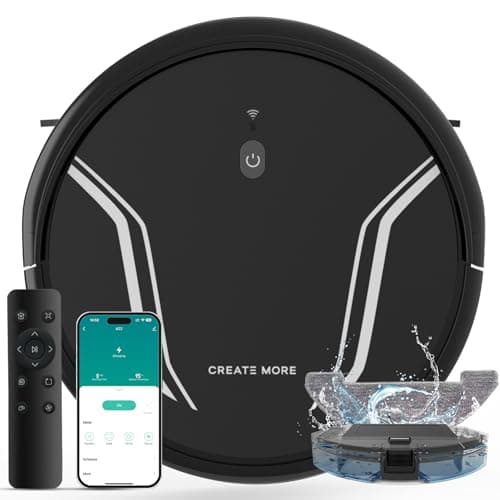 Robot Vacuum and Mop, Robotic Vacuum with Mapping, Self-Emptying Station for 90 Days Hands-Free Cleaning, LiDAR Navigation, No-Go Zones, Wi-Fi/App/Alexa Voice Control, for Carpets and Hard Floors