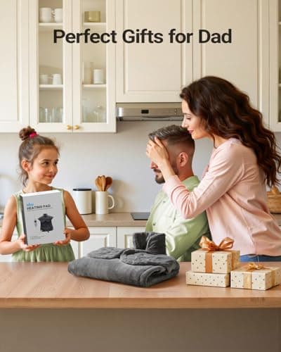 iDOO Heating Pad for Neck and Shoulder and Back, Gifts for Women Men, FSA Eligible Items only List, XXL King Size 23"x32" Heat Pad for Back Pain Relief, Extra Large Back Neck Wrap, ETL Certified 6