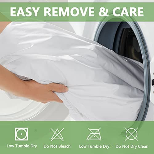 Rokduk Waterproof Mattress Protector Full Ultra Cooling Mattress Cover Hypoallergenic, Premium Knit Breathable Noiseless Bed Pad Protector Deep Pocket (Vinyl Free) 5