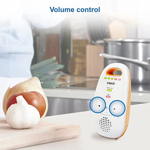 VTech DM1411 Audio Baby Monitor & Portable Soother Dual-Unit Rechargeable Battery, Long Range, Soft-Glow Night Light, Soothing Sounds & Lullabies, Digital Wireless Transmission, Sound Indicator 9