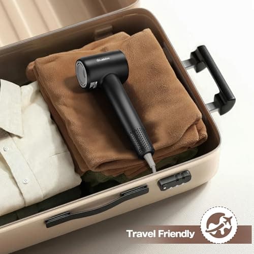 Labiim Hair Dryer, High-Speed Ionic Low Noise Blow Dryer with Brushless Motor for Fast Drying, Thermo-Control Quiet Compact Hair Blow Dryer, Hairdryer with 1 Nozzle Attachments for Home Salon Travel 9