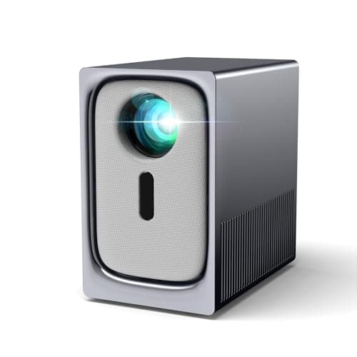 Mini Projector with Wifi and Bluetooth, Portable Projector 4k Home Theater Movie Projector, Smart Projectors Compatible with iOS/Android/TV Stick/HDMI/PS5, 15000 Lumen, Native 1080P, 4K Supported