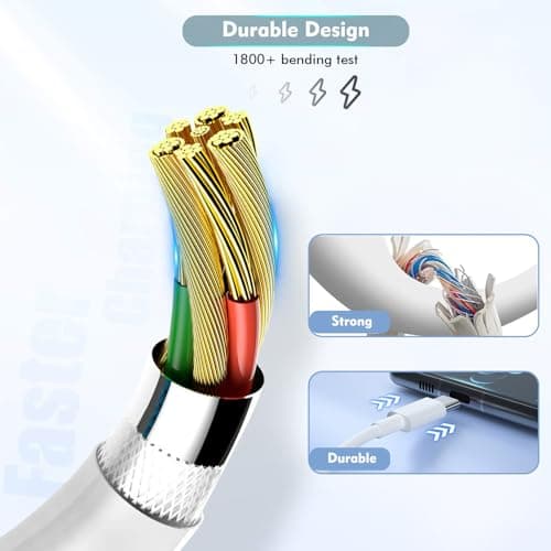 [Apple MFi Certified]Long Magnetic Wireless iPhone Charger,10FT Mag Safe Charger Mag-Safe Charging Magnet Charge Pad 10Feet 2Pack for iPhone 17 Pro Max/17Pro/iPhone 16ProMax/16Plus/15/14/13/12/AirPods 5