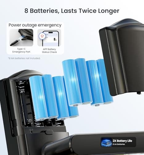 Veise VE029 WiFi Smart Lever Lock, Fingerprint Keyless Entry Door Lock with Handle, Built-in WiFi, Remote App Control, Electronic Digital Knob for Front Door and Bedroom, IP65 Waterproof, Matte Black 7