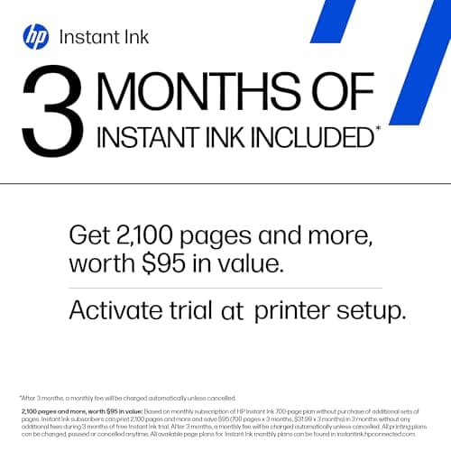 HP OfficeJet Pro 9125e Wireless All-in-One Color Inkjet Printer, Print, scan, copy, fax, ADF, Duplex printing best-for-office, 3 month Instant Ink trial included, AI-enabled (403X0A) 5