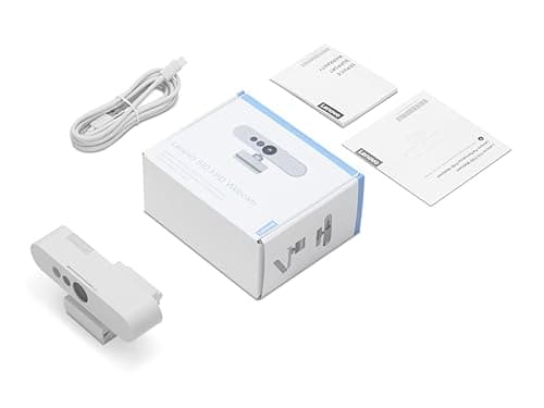 Lenovo HD 1080p Webcam (510 FHD) - Monitor Camera with 4X Digital Zoom, 95° Wide Angle, 360° Rotation Pan & Tilt - Desktop Cam with Dual Microphones & Windows Hello for Livestreaming & Conferences 9