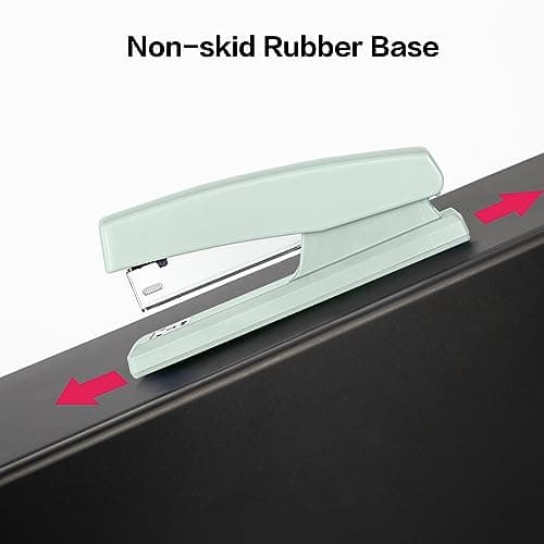 Deli Stapler, Desktop Staplers with 640 Staples, Office Stapler, 25 Sheet Capacity, Green 5