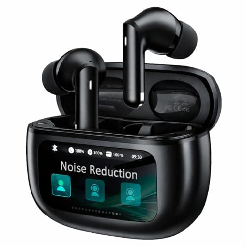Wireless Earbuds, Ear Buds Active Noise Cancelling with Charging Case, 6.0 Bluetooth Earbuds with AI Clear Calls, 40H Playtime for Sports & Working, Stereo Sound Headphones for iPhone/Android/iPad