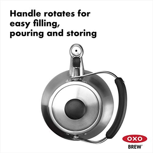 OXO 1479500 Good Grips Classic Tea Kettle, Brushed Stainless 6