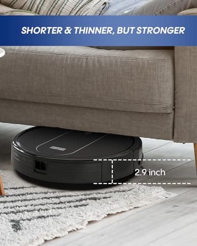 Robot Vacuum and Mop: 2-in-1 Vacuum Robot 4000Pa Strong Suction & Alexa/APP Control & Central Brush & Self-Charging, Schedule Robot Vacuum Cleaner for Pet Hair, Hard Floor, Carpet 8
