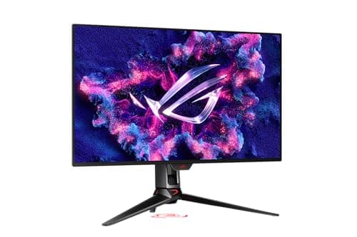 ASUS ROG Swift 32” 4K OLED Gaming Monitor (PG32UCDM) - UHD (3840 x 2160), QD-OLED, 240Hz, 0.03ms, G-SYNC Compatible, Custom Heatsink, Graphene Film, 99% DCI-P3, True 10-bit, 90W USB-C 12