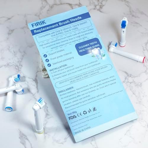 Electric Toothbrush Replacement Heads 16 Pack/Compatible Oral B Braun Replacement Brush Heads/Compatible Oral B Replacement Brush Heads 8