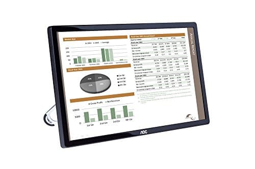 AOC e1659Fwu 16-Inch Ultra Slim 1366x768 Res 200 cd/m2 Brightness USB 3.0-Powered Portable LED Monitor (Renewed) 5