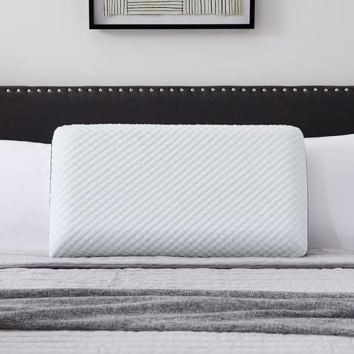 Weekender Gel Memory Foam Pillow - Standard Size - 1-Pack - Medium Firm Feel - Neck and Shoulder Support - Side & Back Sleepers - Home, Hotel, & Hospital Essentials - CertiPur Certified 9