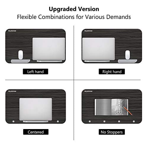 Nearpow Laptop Bed Tray Table, Adjustable Laptop Bed Stand, Portable Standing Table with Foldable Legs, Foldable Lap Tablet Table for Sofa Couch Floor - Medium Size 8