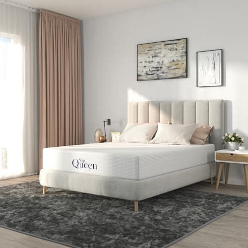 NapQueen 8 Inch Queen Size Mattress, Bamboo Charcoal Memory Foam Mattress, Bed in a Box, White 5