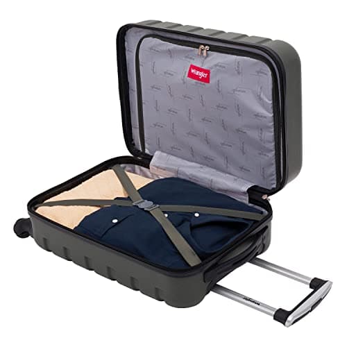Wrangler 22" Hardside Spinner Carry-On Luggage, Deep Depth 7