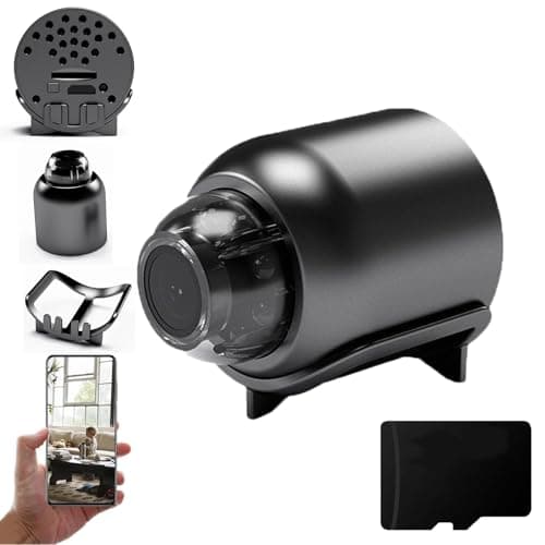 JDIV Cat Eye Camera, X5 Mini Camera Wireless, WiFi HD 1080p, Night Vision and Motion Activation (8GB)