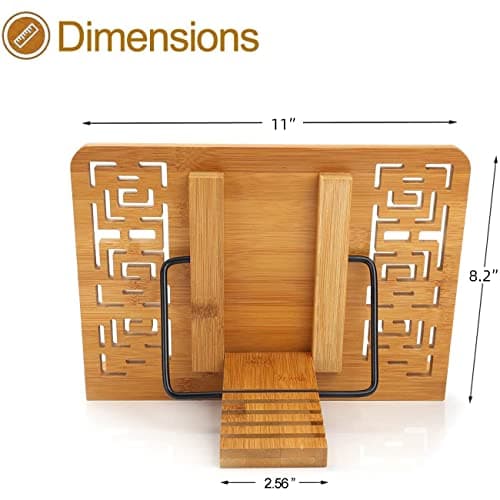 wishacc Ventilated Adjustable Laptop Stand, Compatible with MacBook/Air/Pro, Notebook, Dell, HP, Lenovo, Acer and More 6