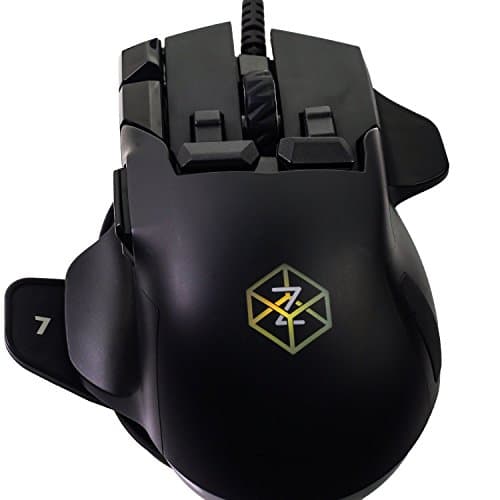 Swiftpoint Z Gaming Mouse, 13 Programmable Buttons, 5 with Pressure Sensors, Analog Joystick Control for FPS Peeking and Flying, 12K DPI, OLED RGB MMO, Black 7