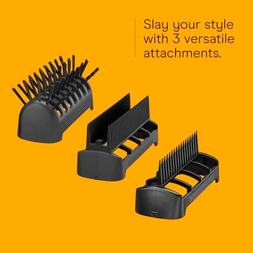 INFINITI PRO CONAIR 3-in-1 Styling Hair Dryer, 1875W Blow Dryer with 3 Styling Attachments to Detangle, Straighten, and Volumize, Tourmaline Ceramic Coating and Ionic Conditioning, Black 5