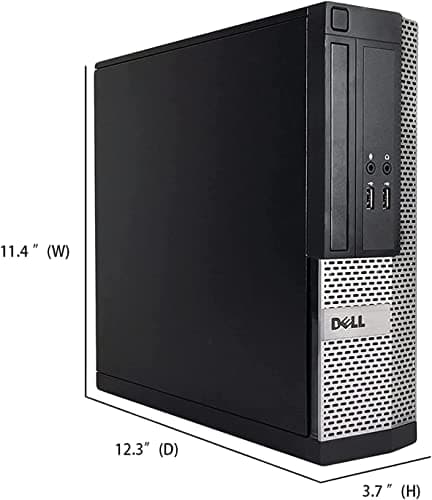 Dell OptiPlex Computer Desktop PC, Intel Core i5 3rd Gen 3.2 GHz, 16GB RAM, 2TB HDD, New 22 Inch LED Monitor, RGB Keyboard and Mouse, WiFi, Windows 11 Pro (Renewed) 6