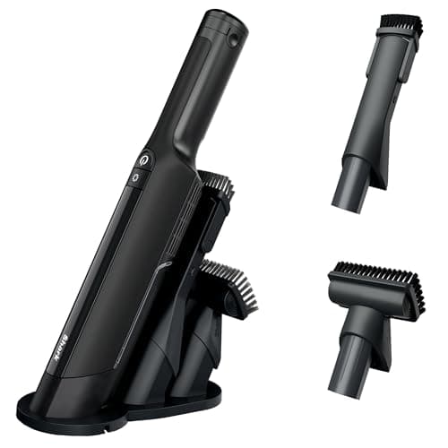 Shark WV410CO WANDVAC Cordless Handheld Vacuum Cleaner, Portable and Lightweight, Powerful Suction for Pet Hair, Car, Home, Black (Renewed)