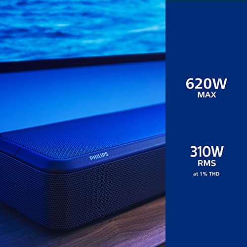 PHILIPS Fidelio FB1 7.1.2-Channel Surround Sound Soundbar with Integrated Dolby Atmos and Subwoofer + DTS Play-Fi, All-in-One, Premium Design and Materials 5