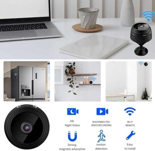 HPTUX Hidden Cameras - 1080P HD Small Camera with Motion Detection and Night Vision,Spy Cameras - Wireless Security Camera for Pet/Baby/Nanny - Magnetic Installation 7
