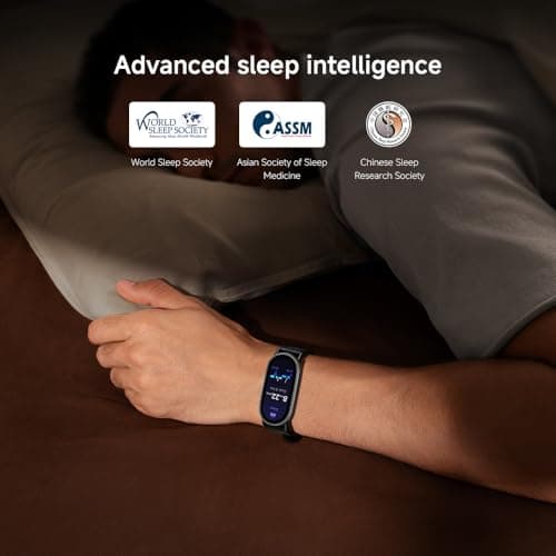XIAOMI Mi Smart Band 10 (2025) Global Version - 1.72" AMOLED Display | 21 Days Battery Life | Touchscreen, Multi-Sport Tracker, Activity Tracker, Heart Rate Monitor | BT5.4 - (Midnight Black) 9
