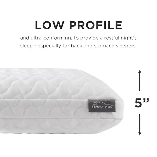 Tempur-Pedic TEMPUR-Cloud Pillow for Sleeping, Standard, White 11