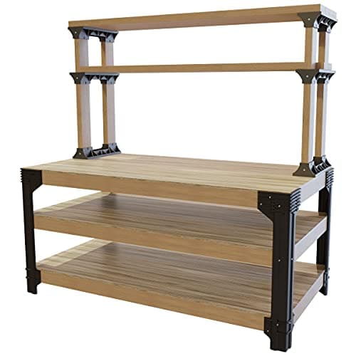 2x4basics 90164MI WorkBench Kit with ShelfLinks, Lumber not included