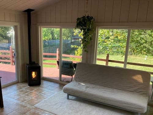 Generic Comfortbilt Small Mini Pellet Stove HP 40 1,500 ft² 25 LB Hopper Apline Series, Black 8