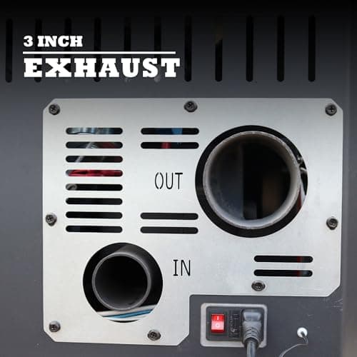 Large Pellet Stove - 130lb Hopper 8