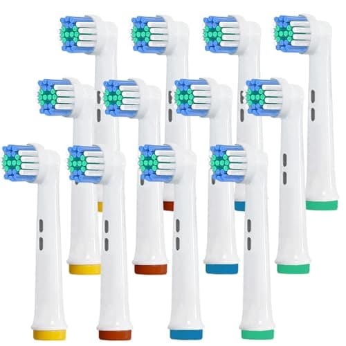 ARTCESAR 12 Pack Replacement Toothbrush Heads for Oral B Braun,Soft Precision Electric Toothbrush Heads,Deep and Precise Cleaning for Most Oral B Replacement Heads Refills