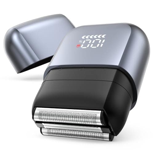 Foil Shavers for Men, Mini Electric Razors for Close Shaving Face with High Speed 3 Floating Blade Heads, USB C Fast Rechargeable Foil Shaver IPX7 Waterproof Wet Dry Travel Locked/Led Display