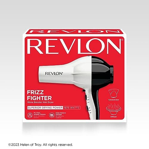Revlon Shine Booster Hair Dryer | 1875W Smooth Blowout and Maximum Volume 7