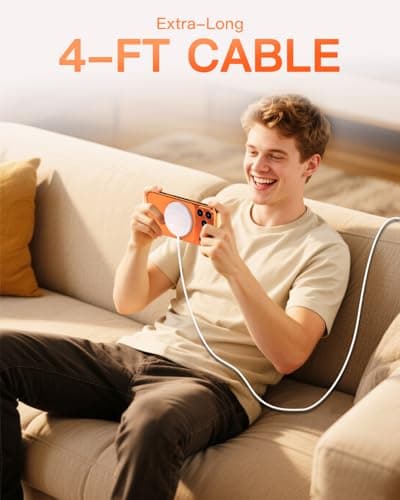 for Mag-Safe Charger 2 Pack,Qi2 Certified 15W Magnetic Wireless Charger Fast Charging Pad for iPhone 17 16 15 14 13 12&Airpods Pro 4 3 2&Samsung Galaxy S25&Pixel 10 Series,Strong Magnet,Ultra-Thin 5