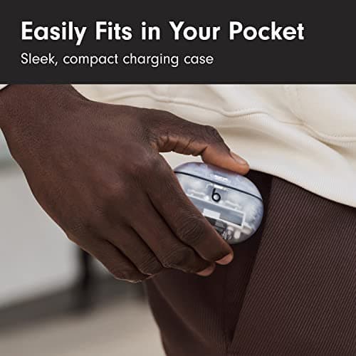 Beats Studio Buds + | True Wireless Noise Cancelling Earbuds, Enhanced Apple & Android Compatibility, Built-in Microphone, Sweat Resistant Bluetooth Headphones, Spatial Audio - Transparent 6