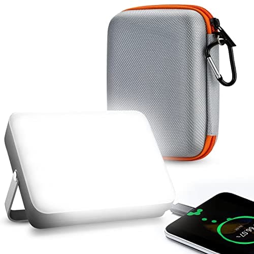 Eventek LED Camping Lantern Rechargeable, 20000mAh Portable Camping Lights up to 144 Hours & 4 Light Modes, IPX5 Waterproof Camping Essentials for Power Outages, Emergency, Tent, Outdoor