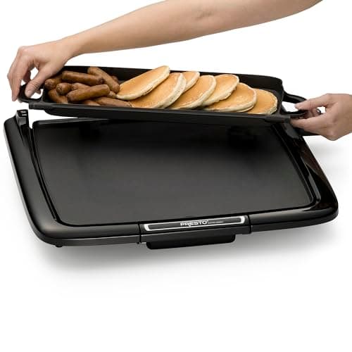 Presto 07023 XL Cool-Touch Electric Griddle and Warmer Plus 5